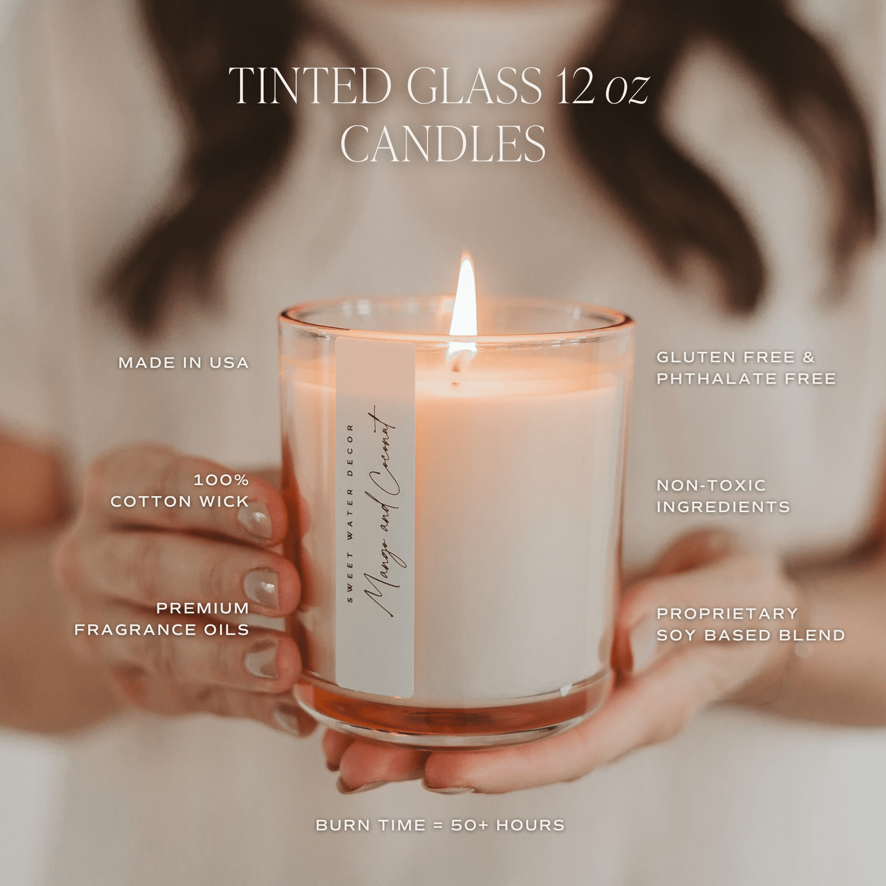 Coastal Lemon 12 oz Candle - HER Home Design Boutique